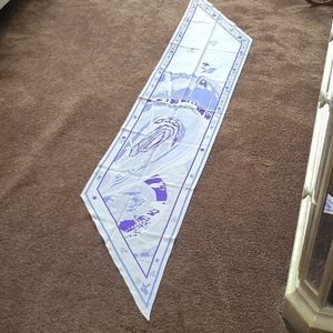 Emilio Pucci silk scarf.  Long with tassel